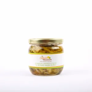 Scarola capperi e olive sott'olio